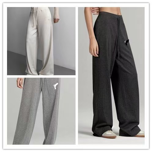 Kall Shopping Kall Shopping Ribbed Wide Leg Pants l size: l