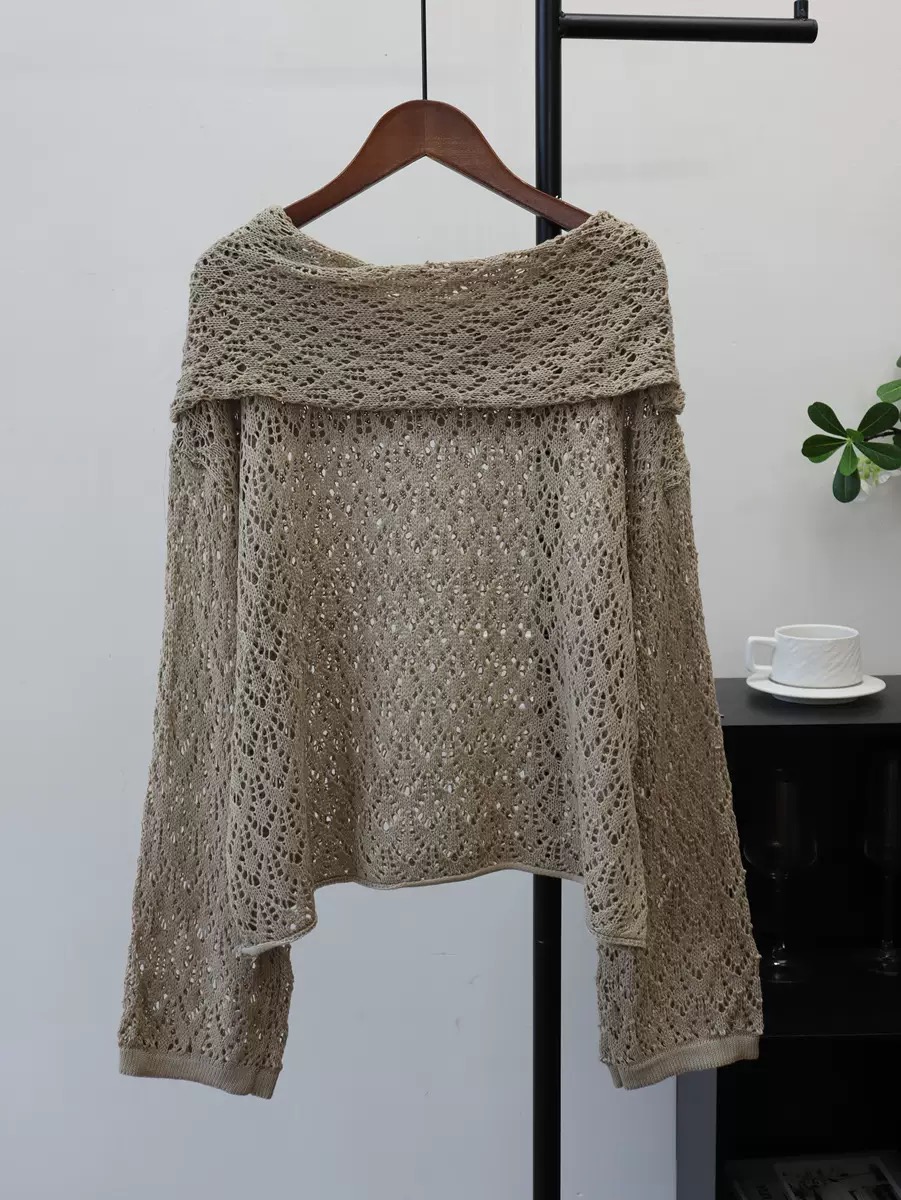 Kall Shopping Kall Shopping Open Knit Top