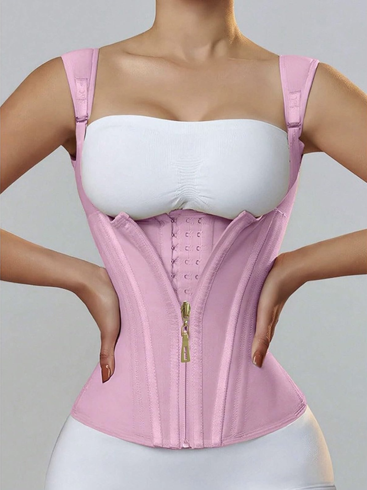 Kall Shopping Kall Shopping Adjustable Zipper Waist Trainer Corset 3 XL size: 3xl