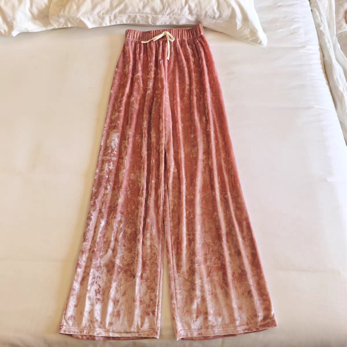 Kall Shopping Kall Shopping Velvet Wide Leg Lounge Pants xxl size: xxl